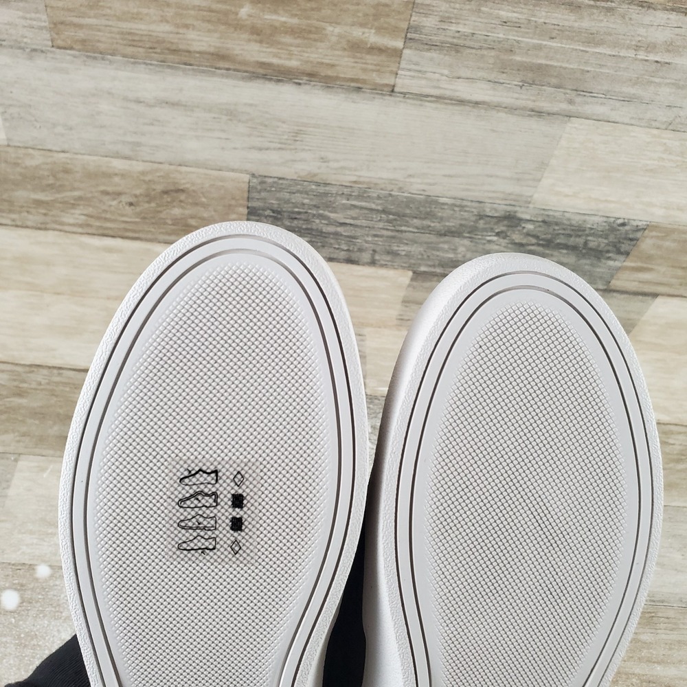 Michael Kors Keaton Womens Shoes Sz 6.5 M Black Signature Logo Slip On Sneakers - Picture 9 of 10